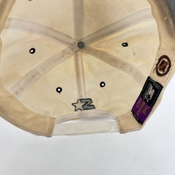 NBA Eastern Conference Chicago Bulls Starter White Black Snapback Hat - Picture 8 of 9